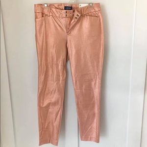 NWT Old Navy Rose Gold Pixie Pants size 6